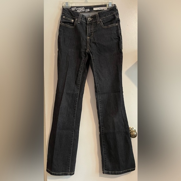 Womens DKNY SOHO JEANS Mid Rise Bootcut Super Stretch Size 2 womens Jeans - Picture 1 of 4